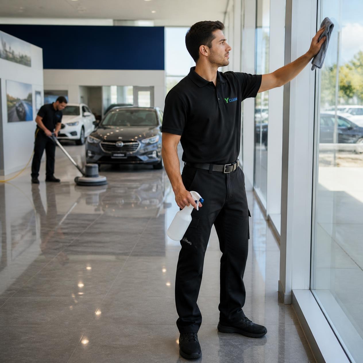Cleaning of car dealerships and showrooms in L'Assomption — Y CLEAN